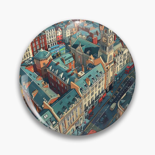 Item preview, Retro London  Illustration designed and sold by nomiraclehere.