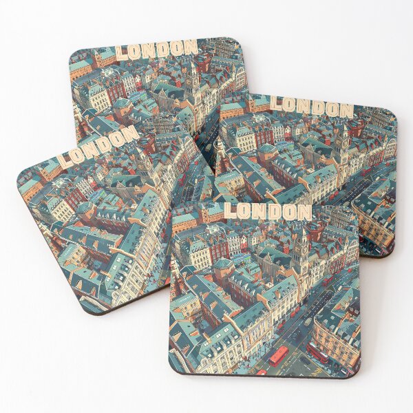 Item preview, Retro London  Illustration designed and sold by nomiraclehere.