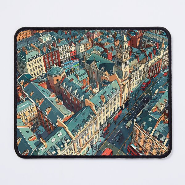Item preview, Retro London Illustration designed and sold by nomiraclehere.