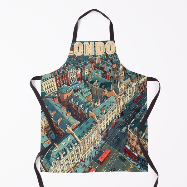 Item preview, Retro London Illustration designed and sold by nomiraclehere.