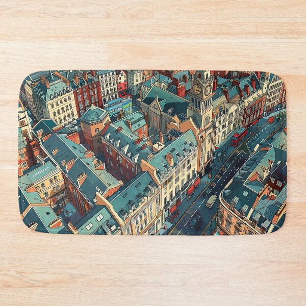 Item preview, Retro London  Illustration designed and sold by nomiraclehere.