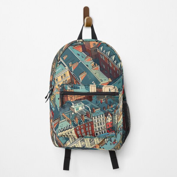 Item preview, Retro London Illustration designed and sold by nomiraclehere.