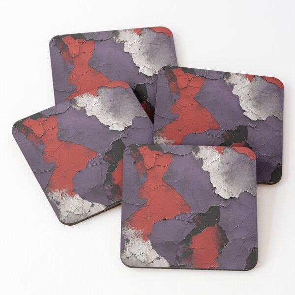 Item preview, Purple, Red, & Black Distressed Pattern III designed and sold by Terrace36.