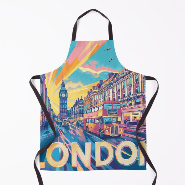 Item preview, Retro London Illustration designed and sold by nomiraclehere.