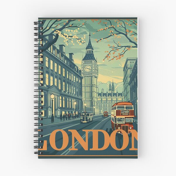 Item preview, Retro London  Illustration designed and sold by nomiraclehere.