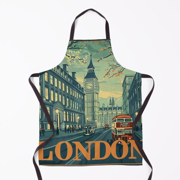 Item preview, Retro London Illustration designed and sold by nomiraclehere.