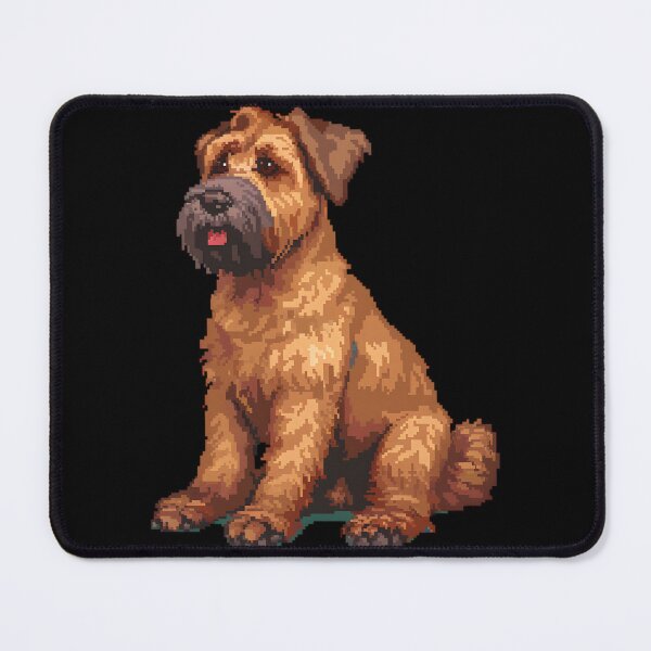 Item preview, 16-bit Pixel Art Soft-coated Wheaten Terrier designed and sold by CUTEDOGGIEZ.