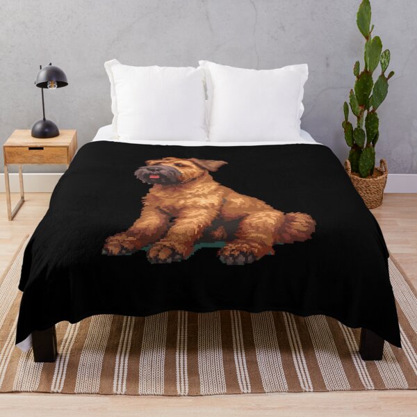 Item preview, 16-bit Pixel Art Soft-coated Wheaten Terrier designed and sold by CUTEDOGGIEZ.