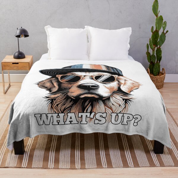 Item preview, What's up? Cool Golden Retriever gift designed and sold by Pineapple-Tree.