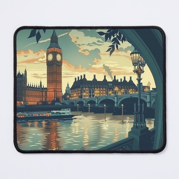 Item preview, Retro London  Illustration designed and sold by nomiraclehere.
