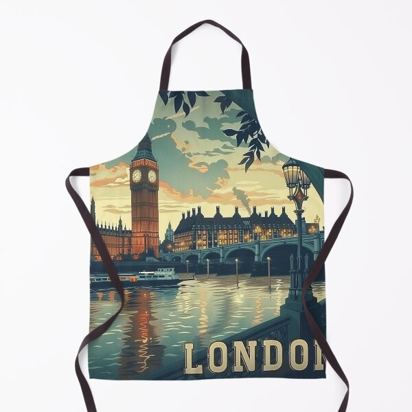Item preview, Retro London Illustration designed and sold by nomiraclehere.