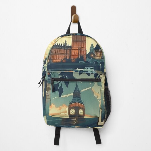 Item preview, Retro London Illustration designed and sold by nomiraclehere.