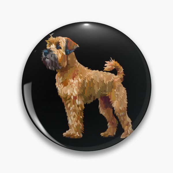 Item preview, Pixel Portrait Soft-coated Wheaten Terrier designed and sold by CUTEDOGGIEZ.
