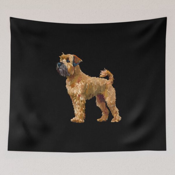 Item preview, Pixel Portrait Soft-coated Wheaten Terrier designed and sold by CUTEDOGGIEZ.