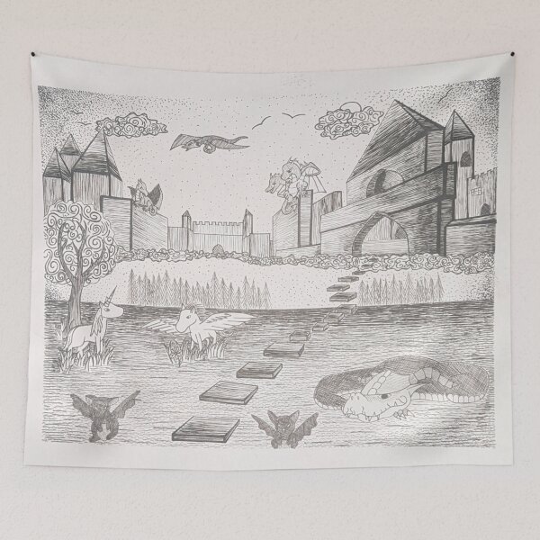 Item preview, Altered Landscape Castle Park designed and sold by Lydia Conder.