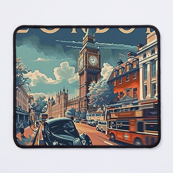Item preview, Retro London Illustration designed and sold by nomiraclehere.
