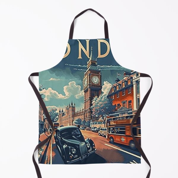 Item preview, Retro London Illustration designed and sold by nomiraclehere.