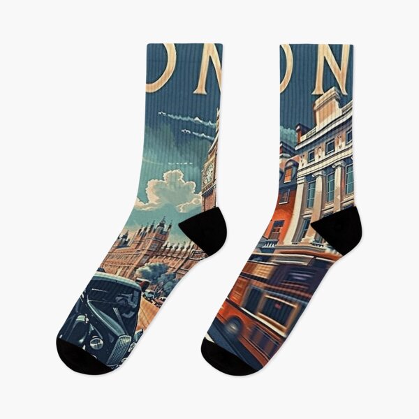 Item preview, Retro London  Illustration designed and sold by nomiraclehere.