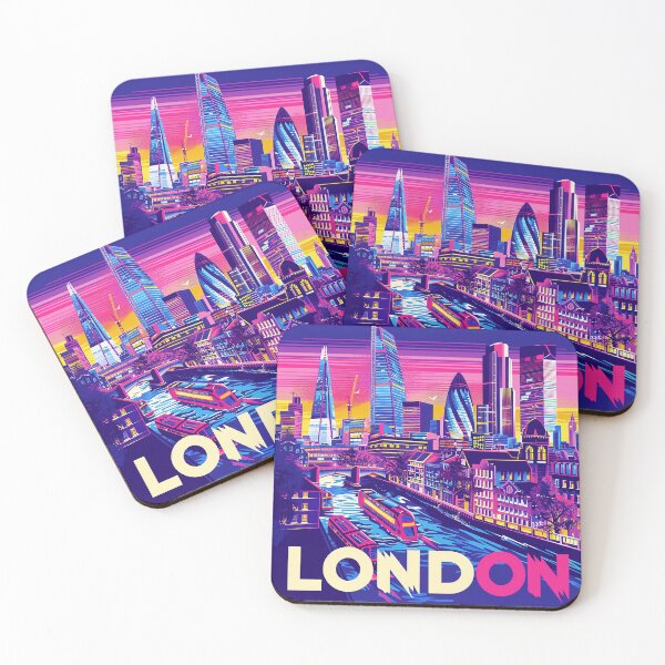 Item preview, Retro London  Illustration designed and sold by nomiraclehere.