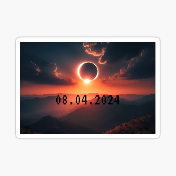 Item preview, Solar eclipse April 8, 2024 designed and sold by Ramona4smile2y.