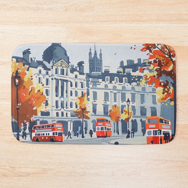 Item preview, Retro London  Illustration designed and sold by nomiraclehere.