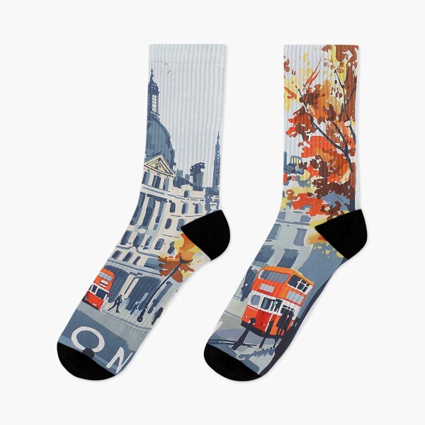 Item preview, Retro London  Illustration designed and sold by nomiraclehere.