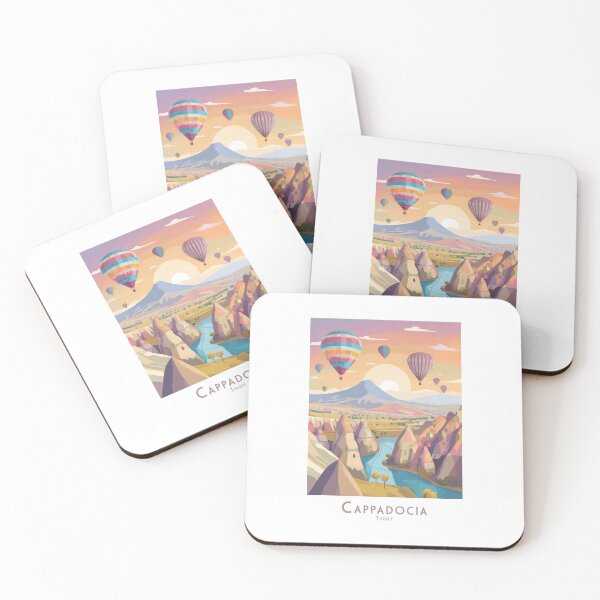 Item preview, Vintage Cappadocia - Minimalist Retro Travel Poster for Turkey Adventures designed and sold by pod24.