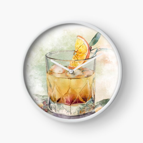 Item preview, Watercolor Old Fashioned Cocktail designed and sold by ffpdsgn.