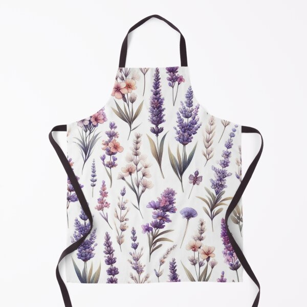 Item preview, watercolor nature, Lavande, watercolor floral, black background designed and sold by asbno19.