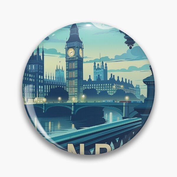 Item preview, Retro London Illustration designed and sold by nomiraclehere.