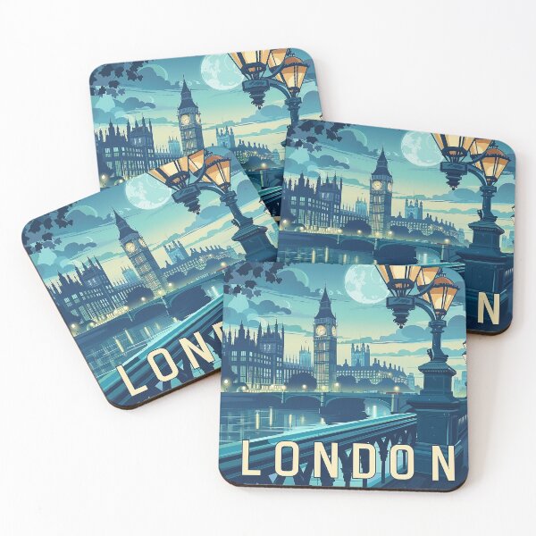 Item preview, Retro London  Illustration designed and sold by nomiraclehere.