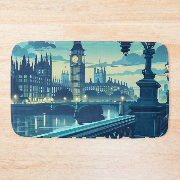 Item preview, Retro London  Illustration designed and sold by nomiraclehere.
