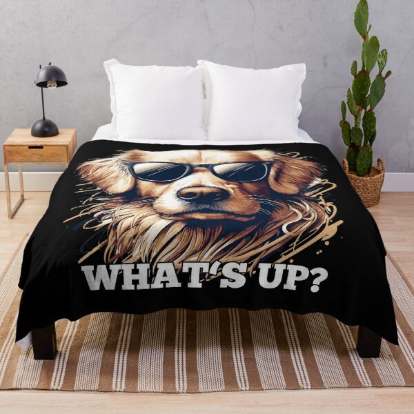 Item preview, What's up? Cool Golden Retriever gift designed and sold by Pineapple-Tree.