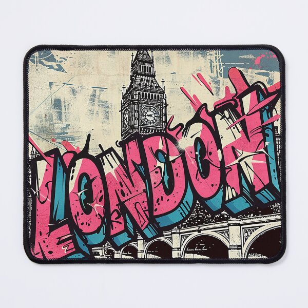 Item preview, Retro London Illustration designed and sold by nomiraclehere.