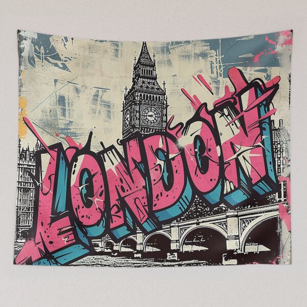 Item preview, Retro London  Illustration designed and sold by nomiraclehere.