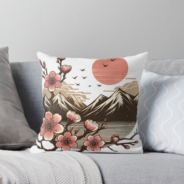 Item preview, Sakura Mountains designed and sold by CulturalVibes.
