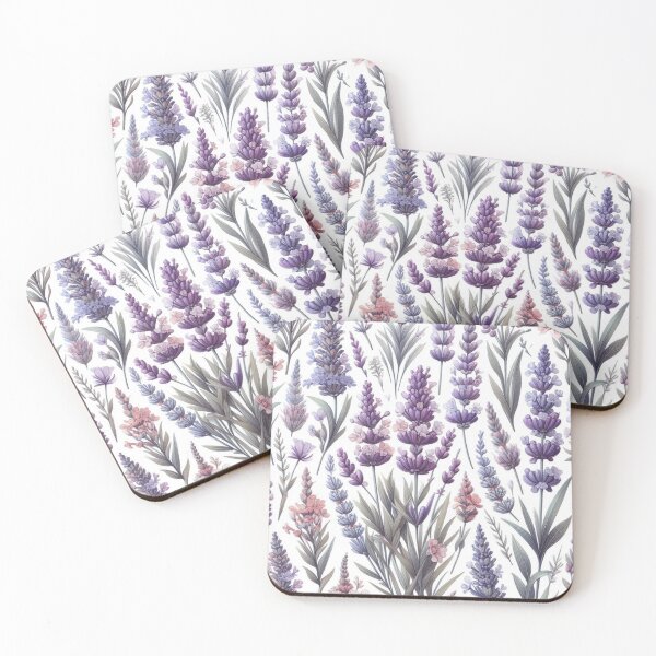 Item preview, watercolor nature, Lavande, watercolor floral, white background designed and sold by asbno19.