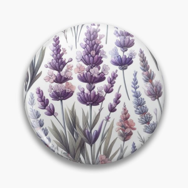 Item preview, watercolor nature, Lavande, watercolor floral, white background designed and sold by asbno19.