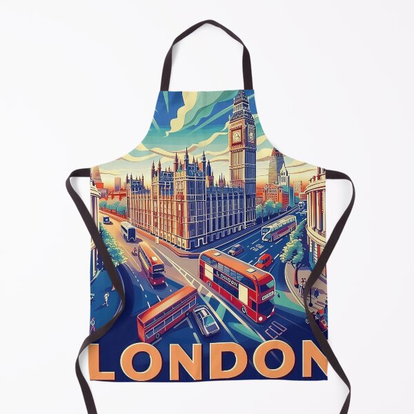 Item preview, Retro London Illustration designed and sold by nomiraclehere.