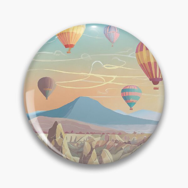 Artikelvorschau, Vintage Cappadocia – Minimalistisches Retro-Reiseplakat entworfen und verkauft von pod24.