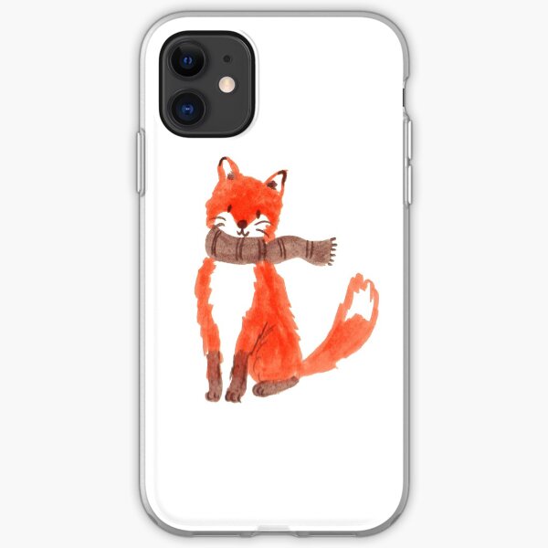 Fox Illustration iPhone Soft Case