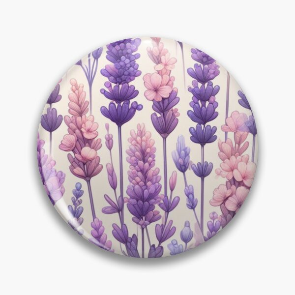 Item preview, watercolor nature, Lavande, watercolor floral, white background designed and sold by asbno19.