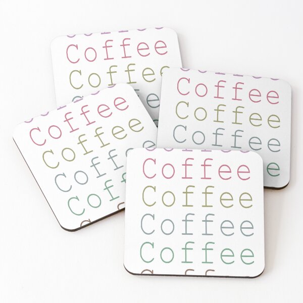 Item preview, Coffee in colors quote designed and sold by MiaArtLovers.