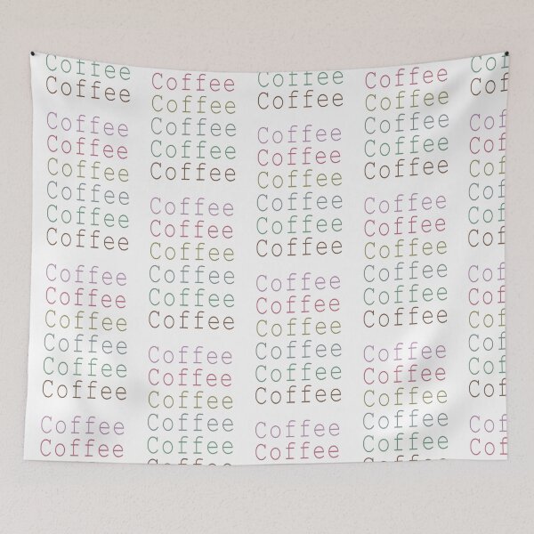 Item preview, Coffee in colors quote designed and sold by MiaArtLovers.