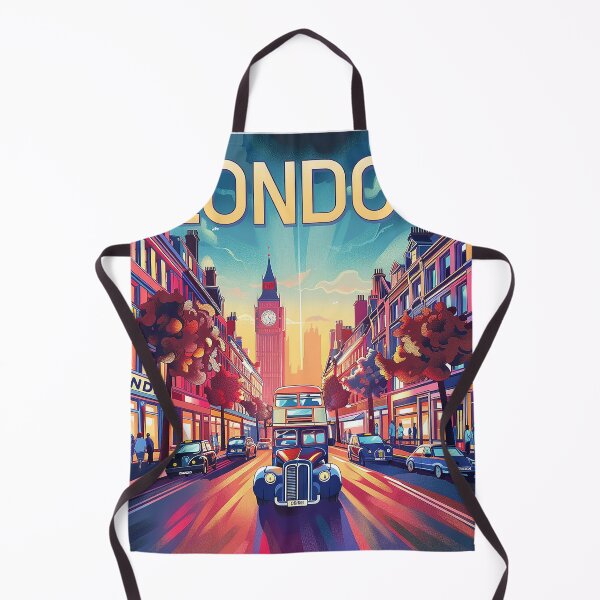 Item preview, Retro London Illustration designed and sold by nomiraclehere.