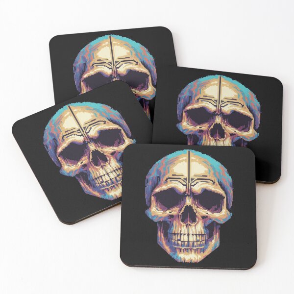Item preview, Pixelated Skull, Retro Graphics, Cyber Goth designed and sold by Burn-Ego.