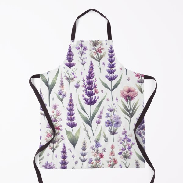 Item preview, watercolor nature, Lavande, watercolor floral, white background designed and sold by asbno19.