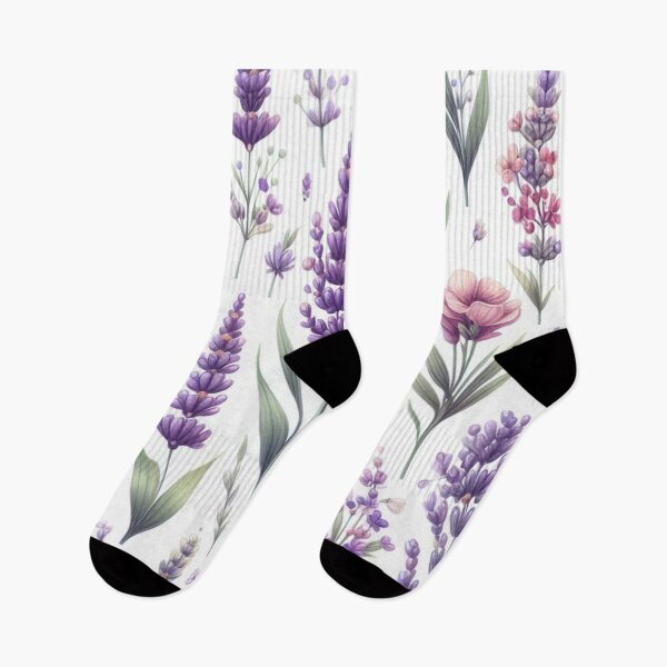 Item preview, watercolor nature, Lavande, watercolor floral, white background designed and sold by asbno19.
