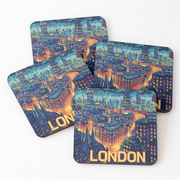 Item preview, Retro London  Illustration designed and sold by nomiraclehere.