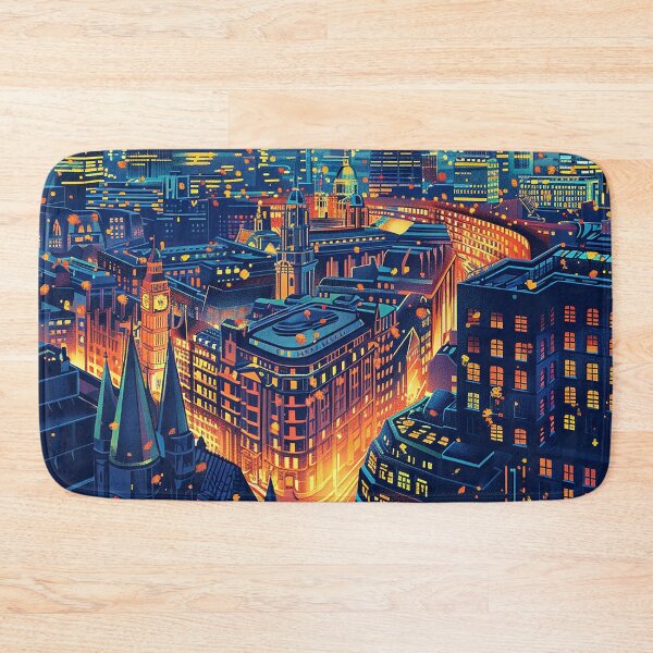 Item preview, Retro London  Illustration designed and sold by nomiraclehere.